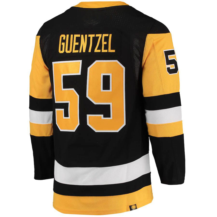 Custom #59 Black PIT Hockey Shirt Top