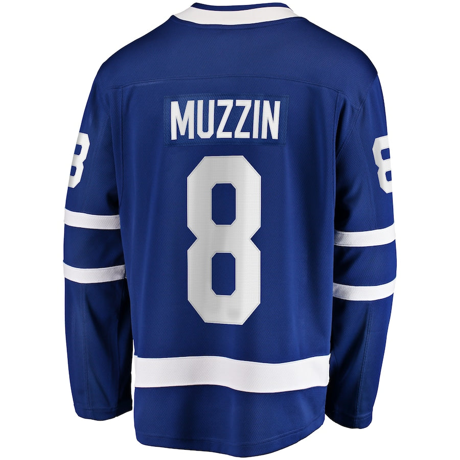 Custom #8 Blue TOR Hockey Shirt Top