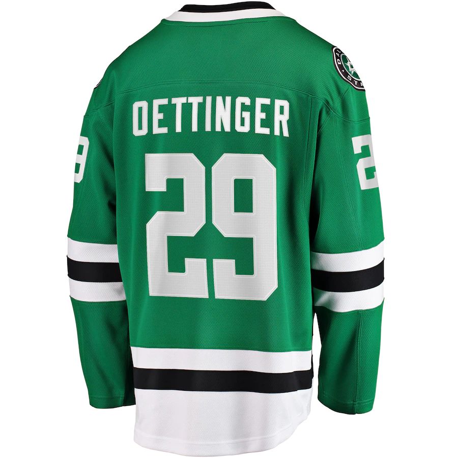 Custom #29 Green DAL Hockey Shirt Top