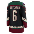 Custom #6 Black Hockey Shirt Top
