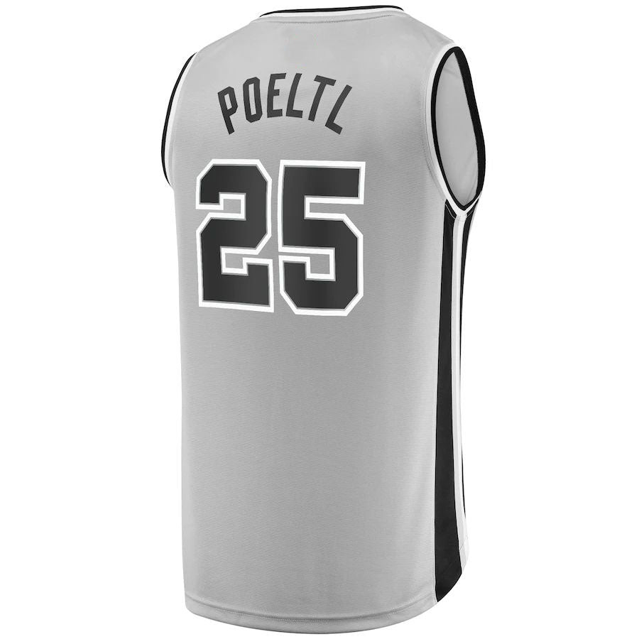 Custom #25 Silver SAS Basketball Shirt Top