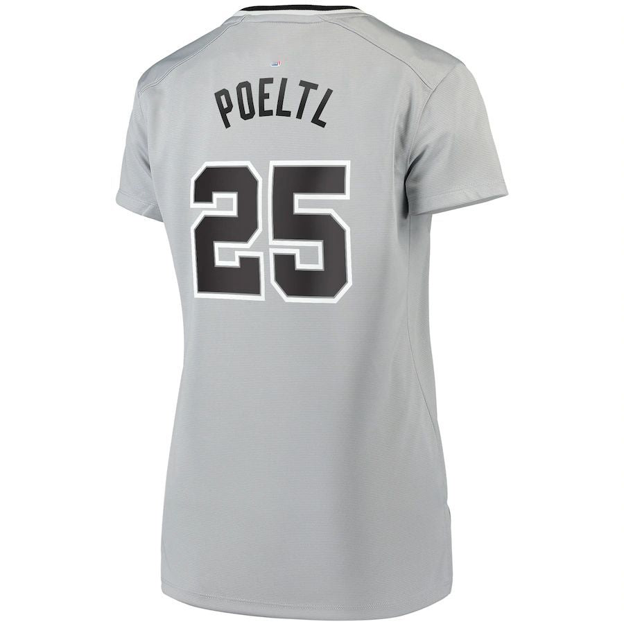 Custom #25 Silver SAS Basketball Shirt Top