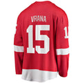 Custom #15 Red 2017 DET Hockey Shirt Top