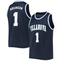 Custom #1 Navy Retro Basketball Shirt Top