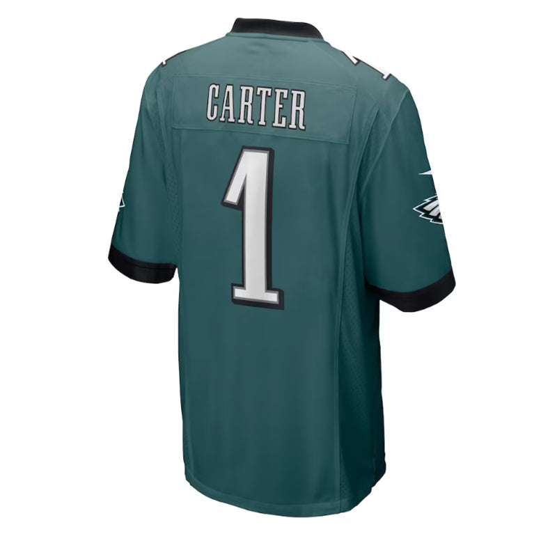 Custom #1 Midnight Green 2023 PHI Football Shirt Top