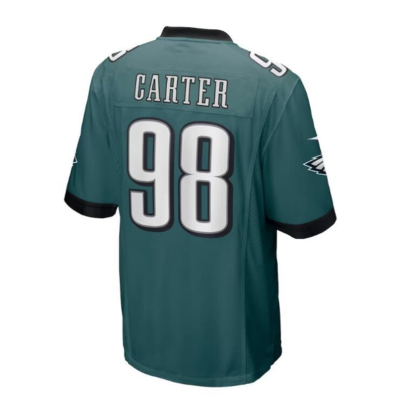 Custom #98 Midnight Green 2023 PHI Football Shirt Top