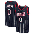 Custom #0 Green 2021 HOU Basketball Shirt Top