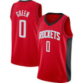 Custom #0 Red 2021 HOU Basketball Shirt Top