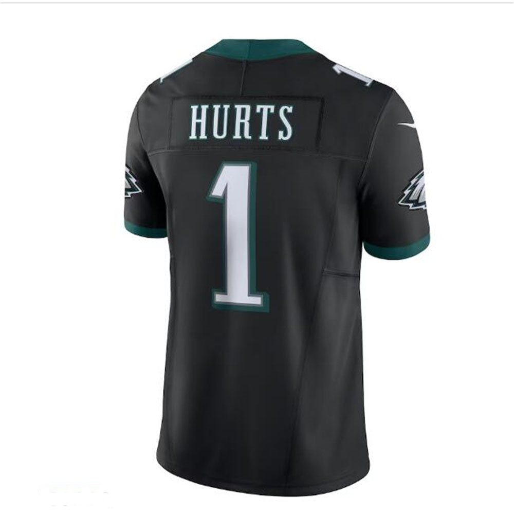 Custom #1 Black PHI Football Shirt Top