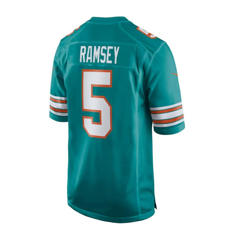 Custom #5 Aqua MIA Football Shirt Top