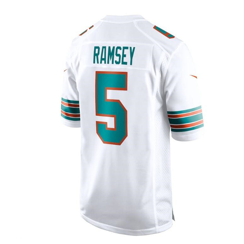 Custom #17 White MIA Football Shirt Top