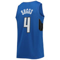 Custom #4 Blue 2021 ORL Basketball Shirt Top