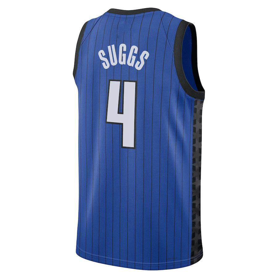 Custom #4 Blue 2022 ORL Basketball Shirt Top