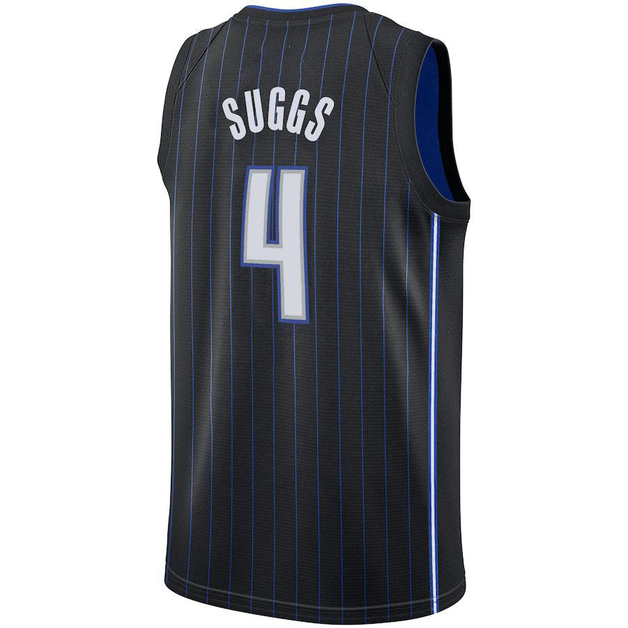 Custom #4 Black 2021 ORL Basketball Shirt Top