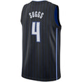 Custom #4 Black 2021 ORL Basketball Shirt Top