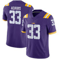 Custom #33 Purple Football Shirt Top