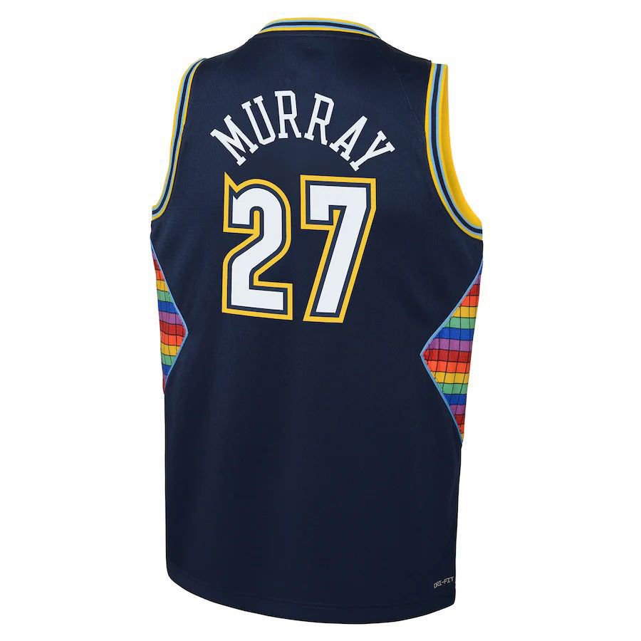 Custom #27 Navy 2021 DEN Basketball Shirt Top