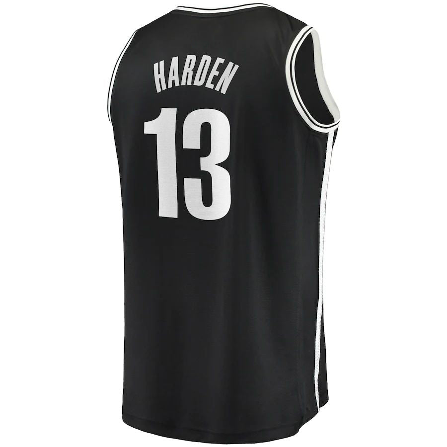 Custom #13 Black 2020 BKN Basketball Shirt Top