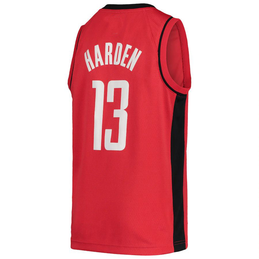 Custom #13 Red HOU Basketball Shirt Top