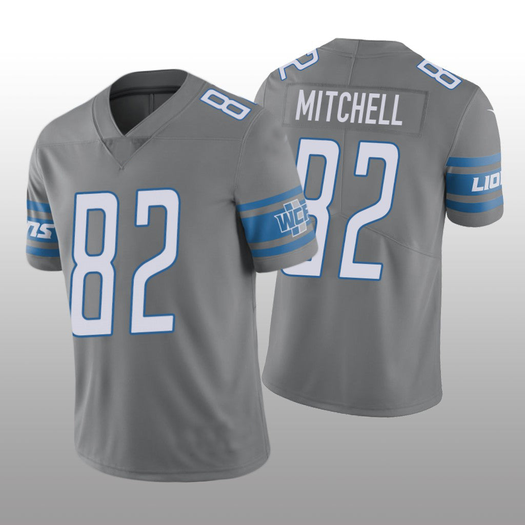 Custom #82 DET Football Shirt Top