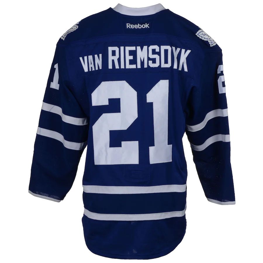 Custom #21 Blue 2015 TOR Hockey Shirt Top