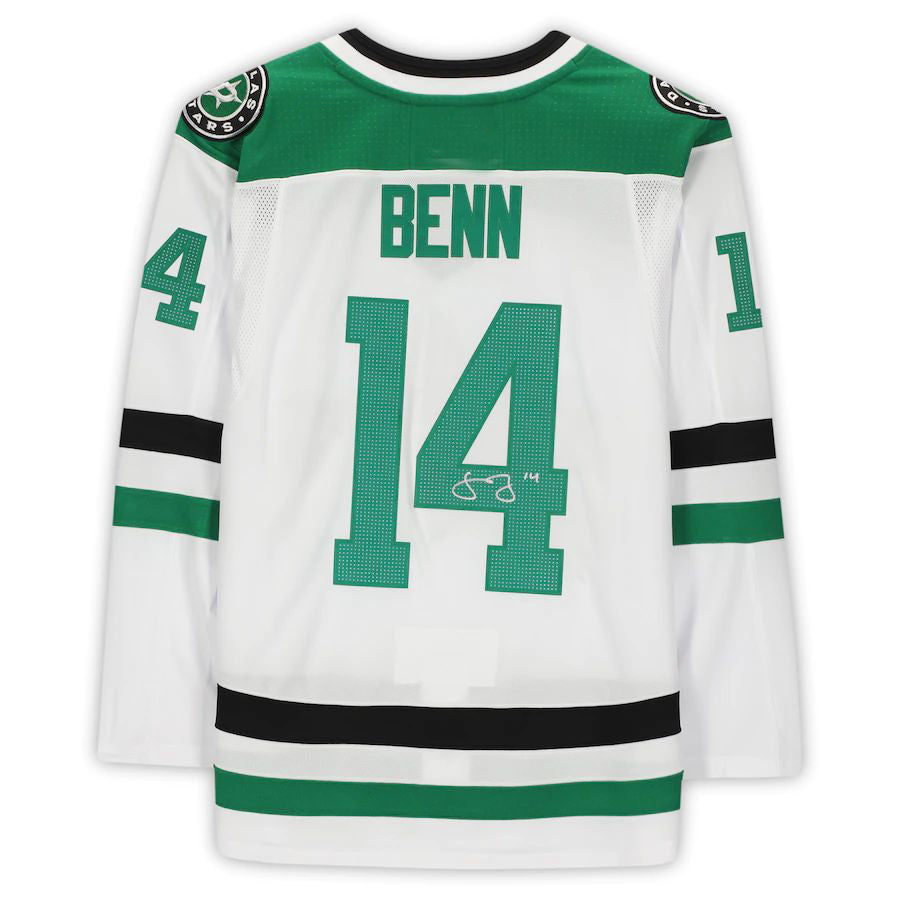 Custom #14 White DAL Hockey Shirt Top