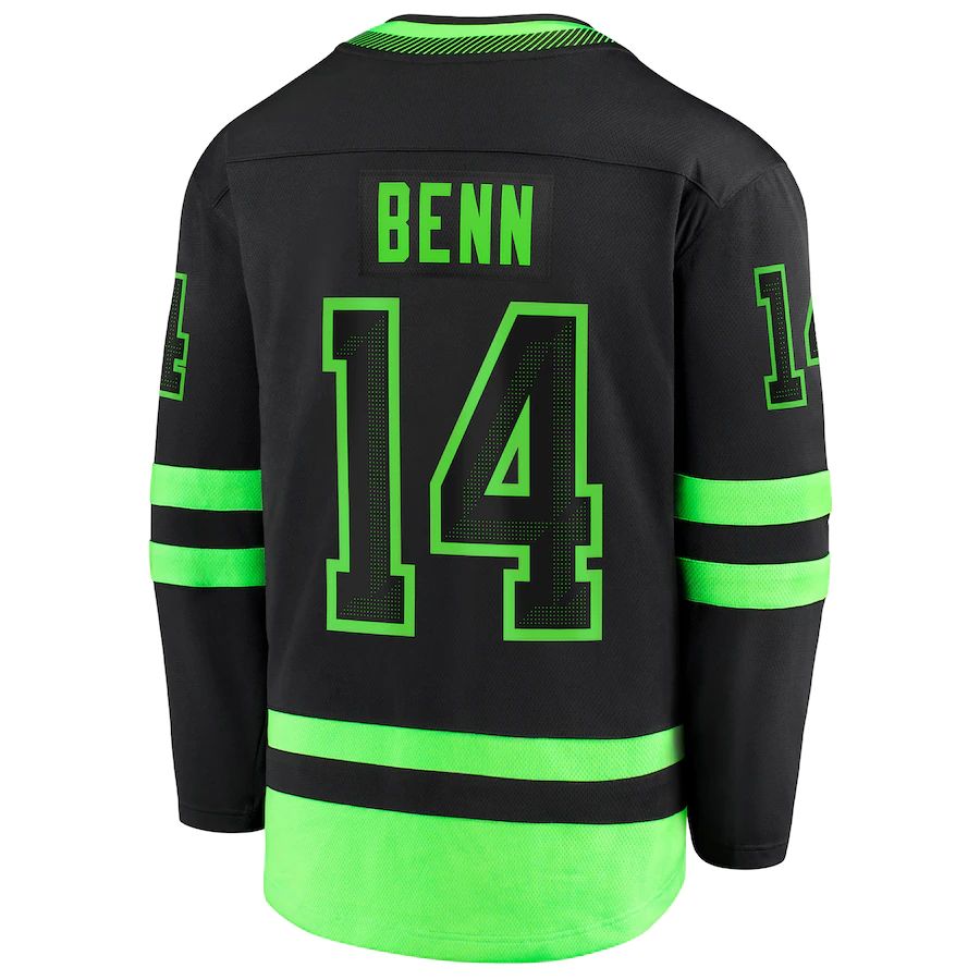 Custom #14 Black 2020 DAL Hockey Shirt Top