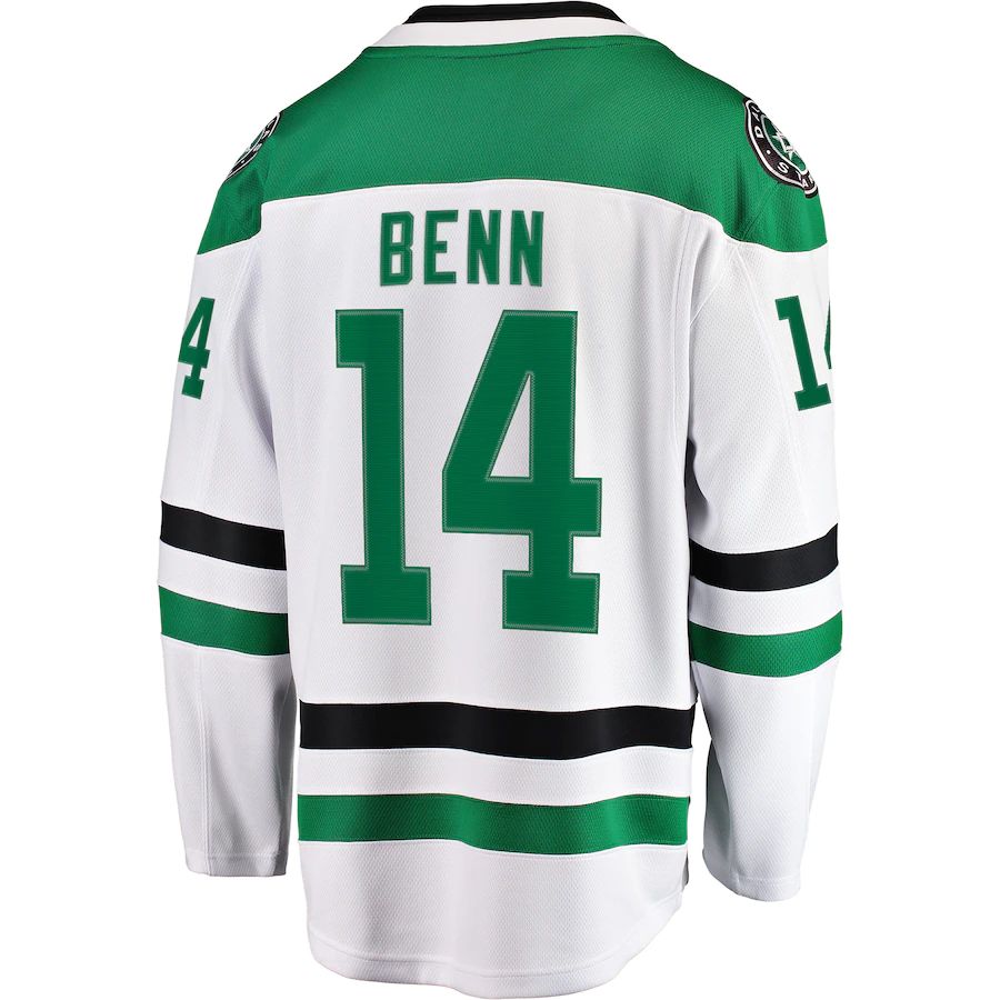 Custom #14 White DAL Hockey Shirt Top