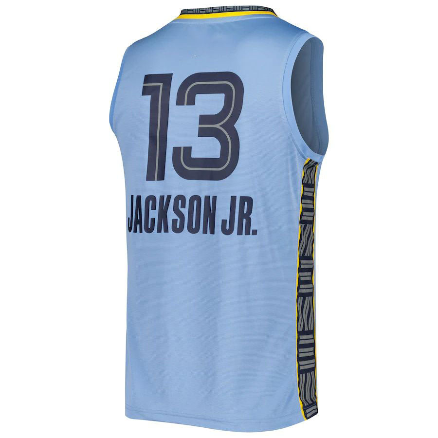 Custom #13 Light Blue 2022 MEM Basketball Shirt Top