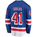 Custom #41 Blue Hockey Shirt Top