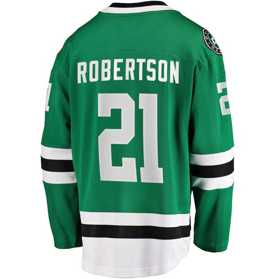 Custom #21 Green 2017 DAL Hockey Shirt Top