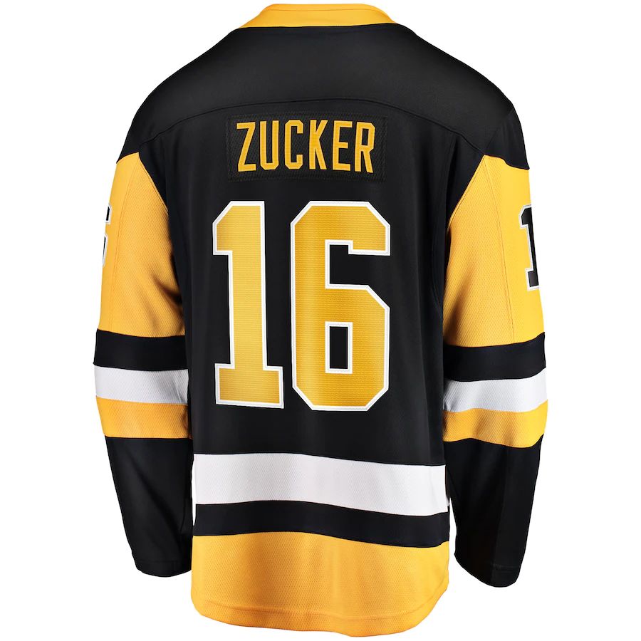 Custom #16 Black PIT Hockey Shirt Top