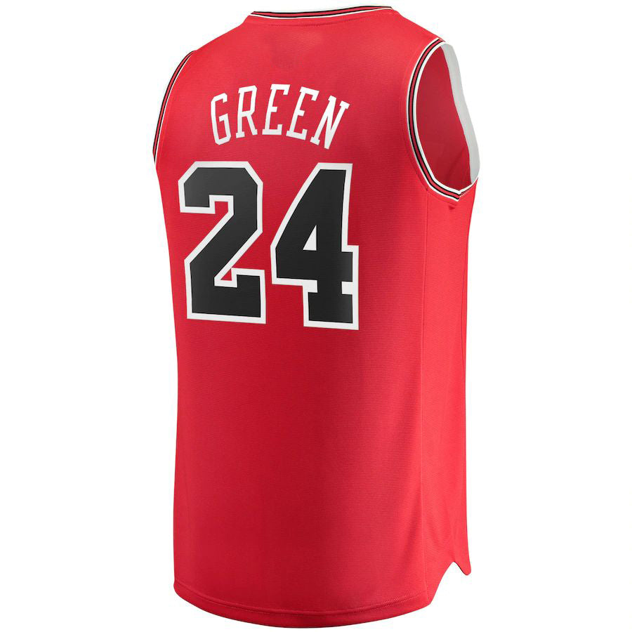 Custom #24 Red 2021 CHI Basketball Shirt Top
