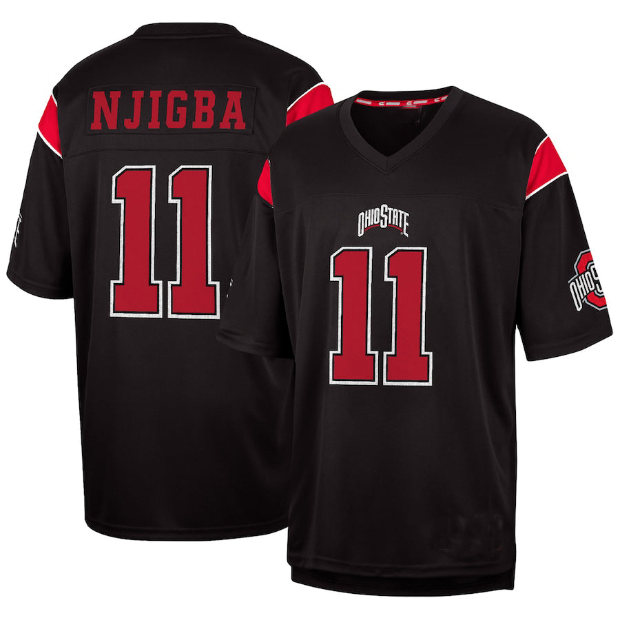 Custom #11 Black Football Shirt Top