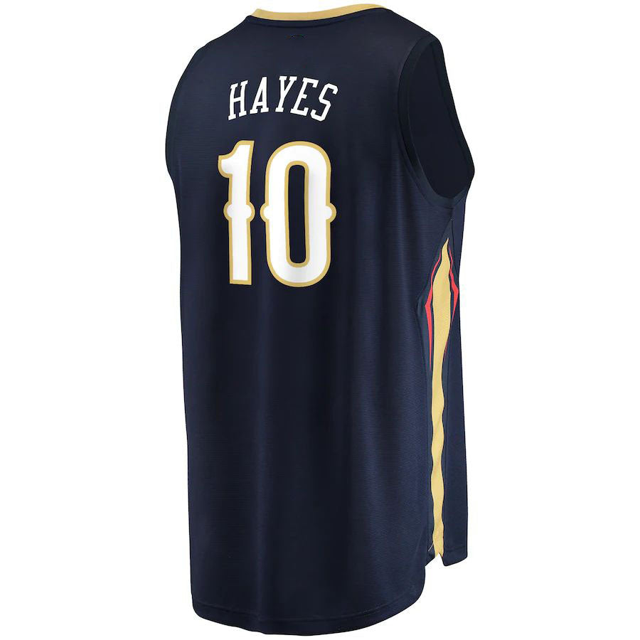 Custom #10 Navy NOP Basketball Shirt Top