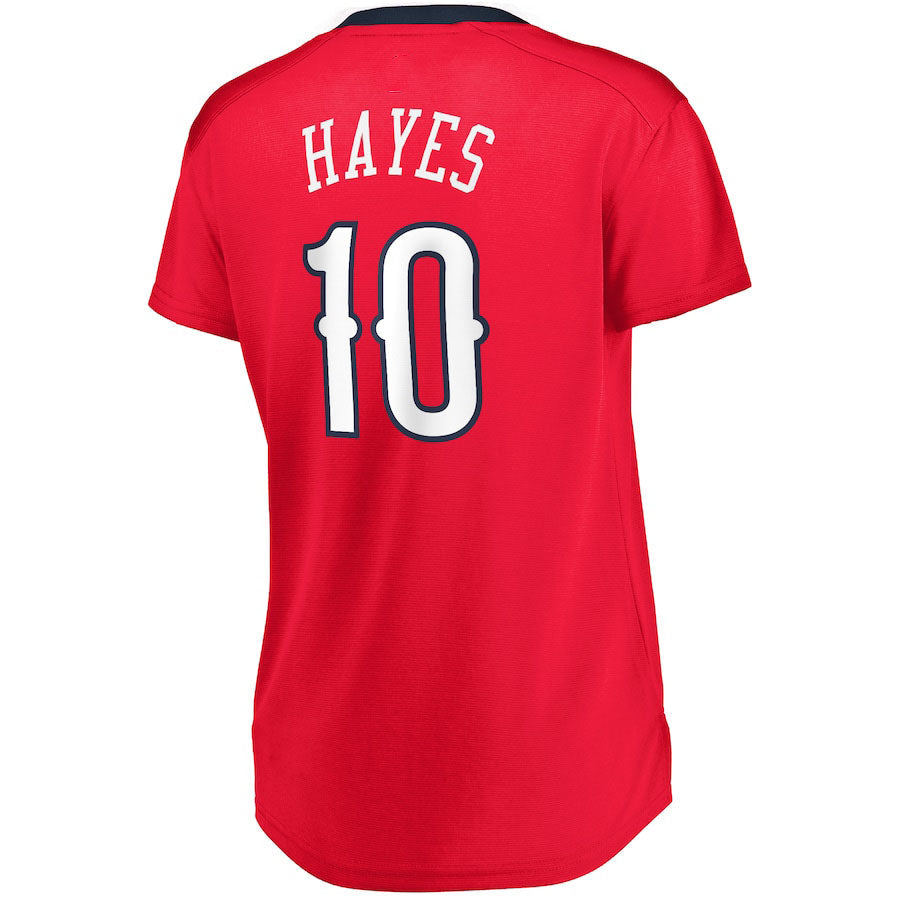 Custom #10 Red NOP Basketball Shirt Top
