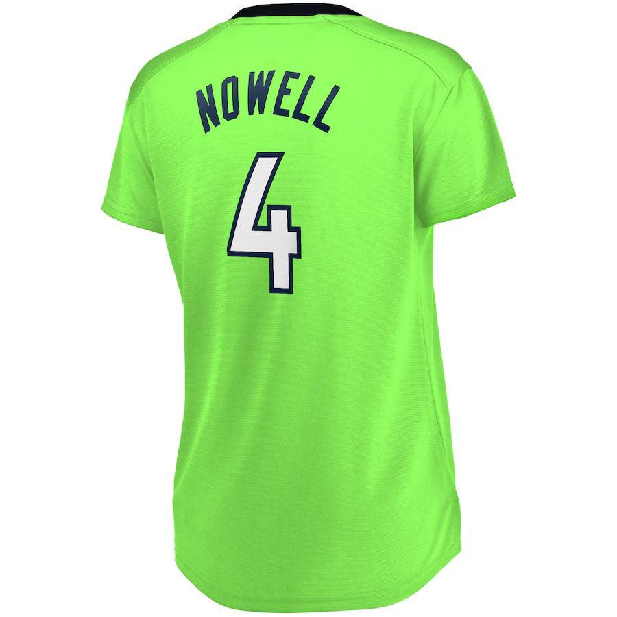 Custom #4 Green MIN Basketball Shirt Top