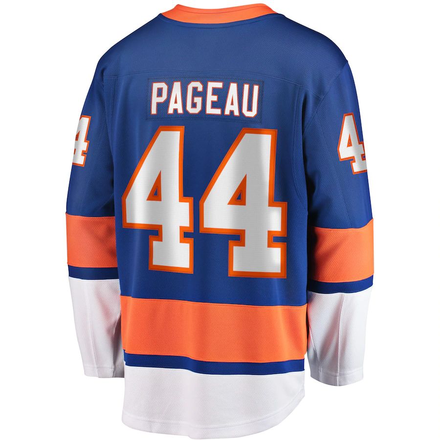 Custom #44 NYI Hockey Shirt Top