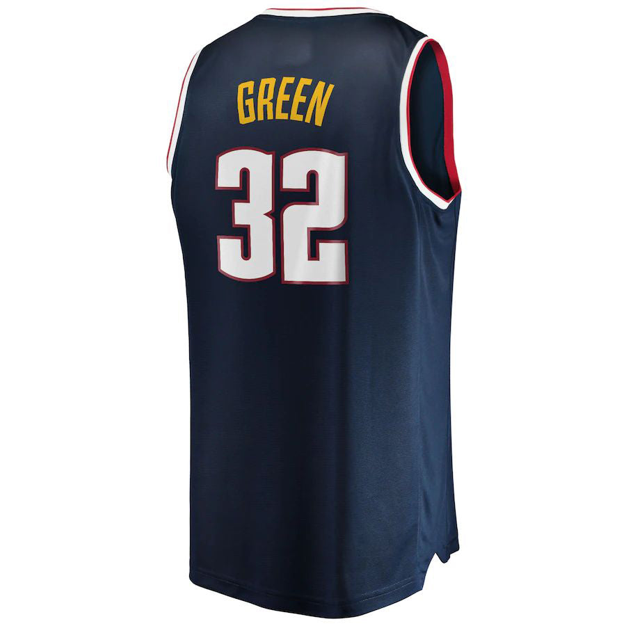 Custom #32 Green 2021 DEN Basketball Shirt Top