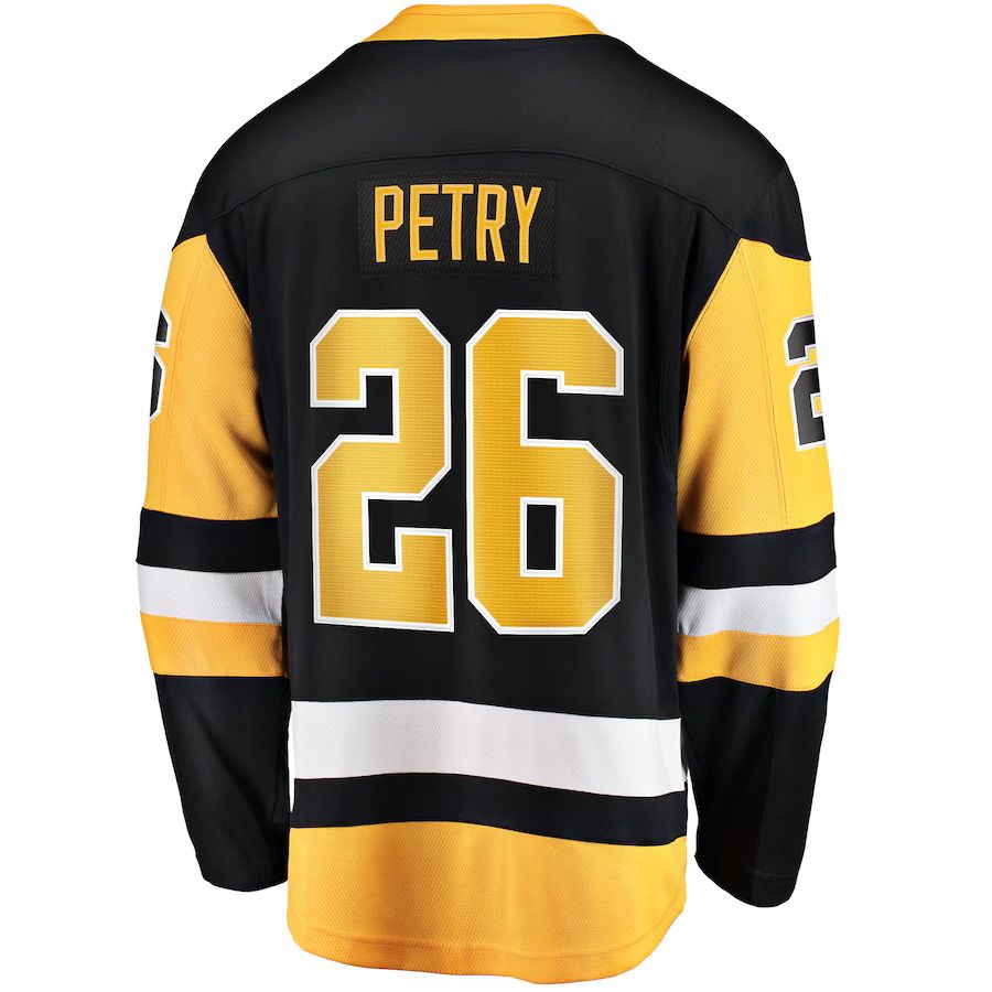 Custom #26 Black PIT Hockey Shirt Top