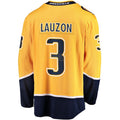 Custom #3 Gold NSH Hockey Shirt Top