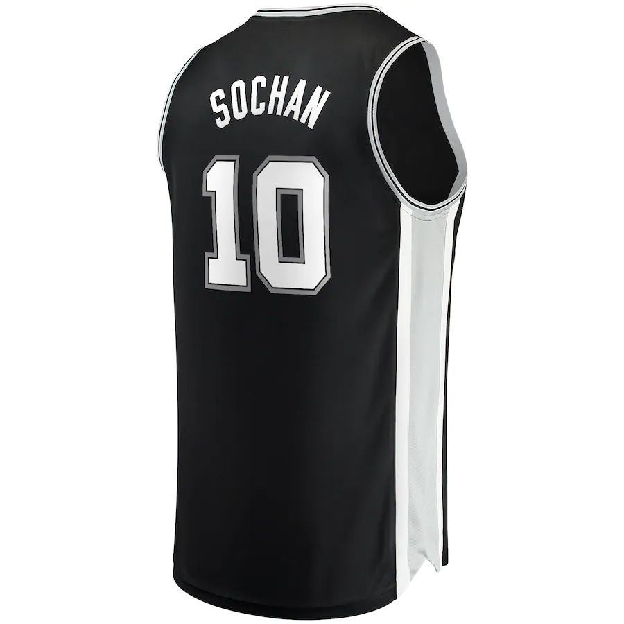 Custom #10 Black 2022 SAS Basketball Shirt Top