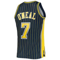 Custom #7 Navy 2003 IND Basketball Shirt Top