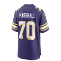 Custom #70 Purple MIN Football Shirt Top
