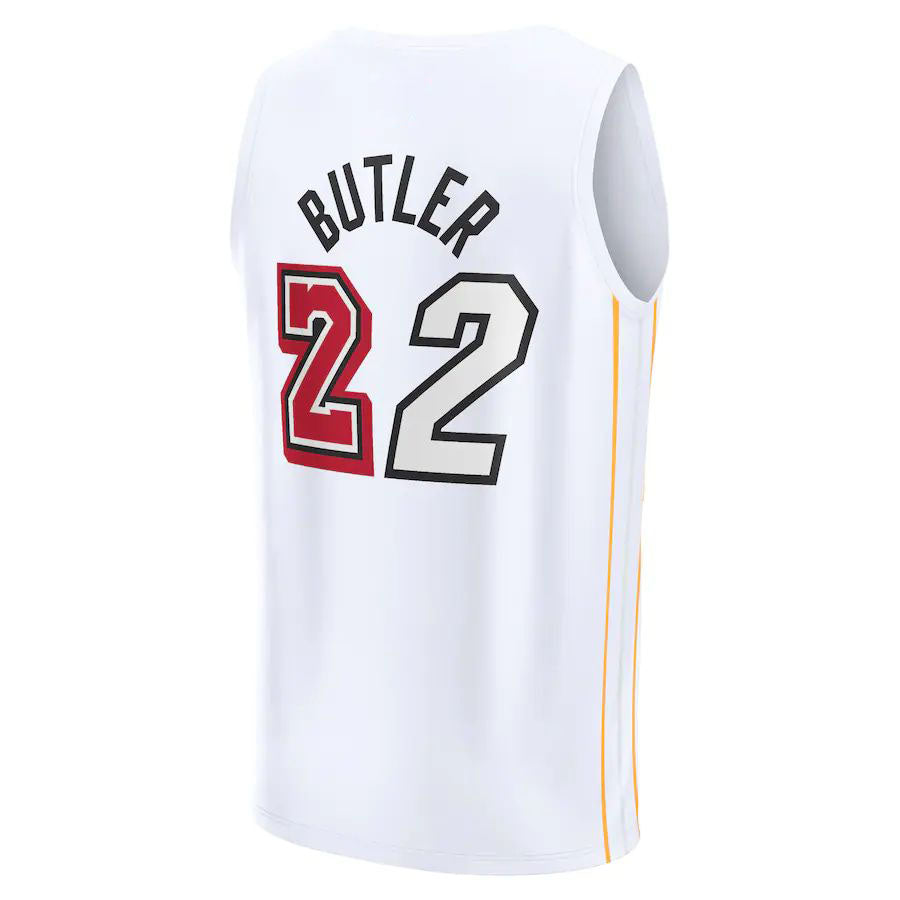 Custom #22 White 2022 MIA Basketball Shirt Top