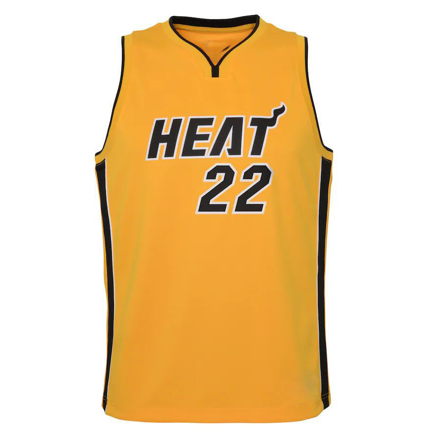 Custom #22 Gold 2020 MIA Basketball Shirt Top