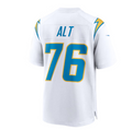 Custom #76 White 2024 LAC Football Shirt Top