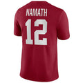 Custom #12 Crimson College Shirt Top