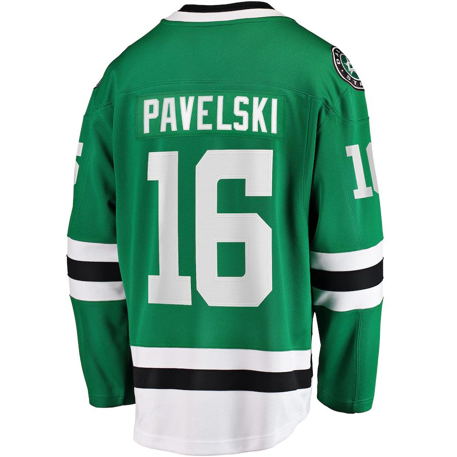 Custom #16 Green DAL Hockey Shirt Top