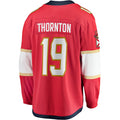Custom #19 Red FLA Hockey Shirt Top